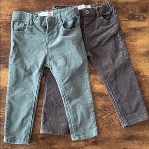 ZARA Baby Corduroy Pants Toddler Girls Set